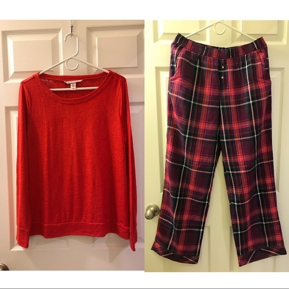 Victoria's Secret Other - Pajama SET 💖 Victoria Secret Shirt + Long Pants